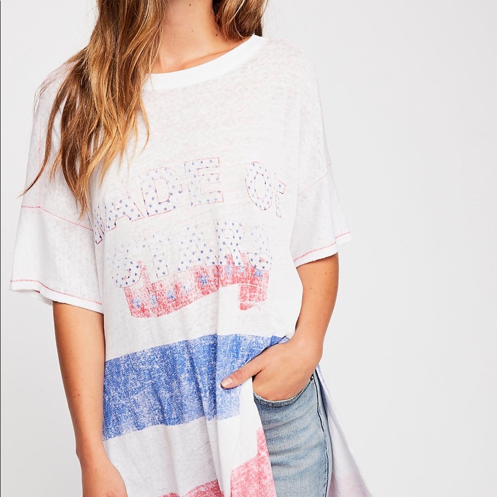 Free People We The Free All American Tee